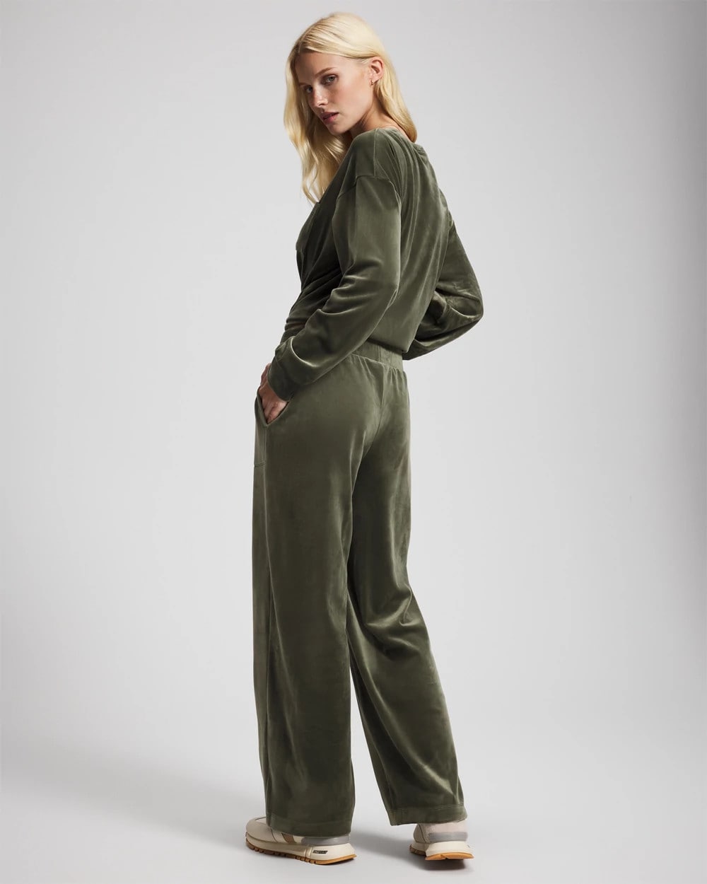Soma Velour Straight Leg Pants