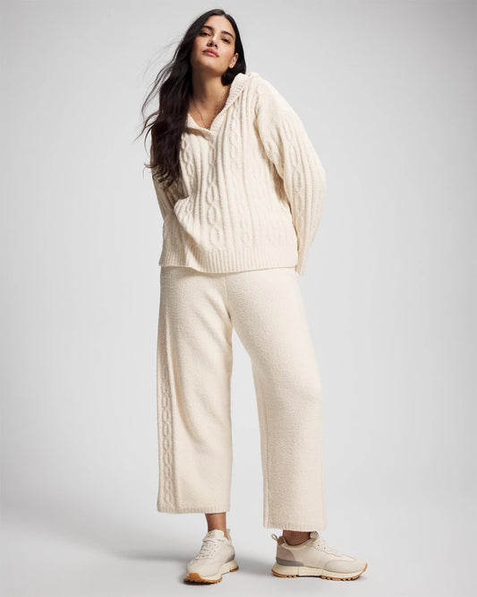 Soma Cable Knit Plush Ankle Pant