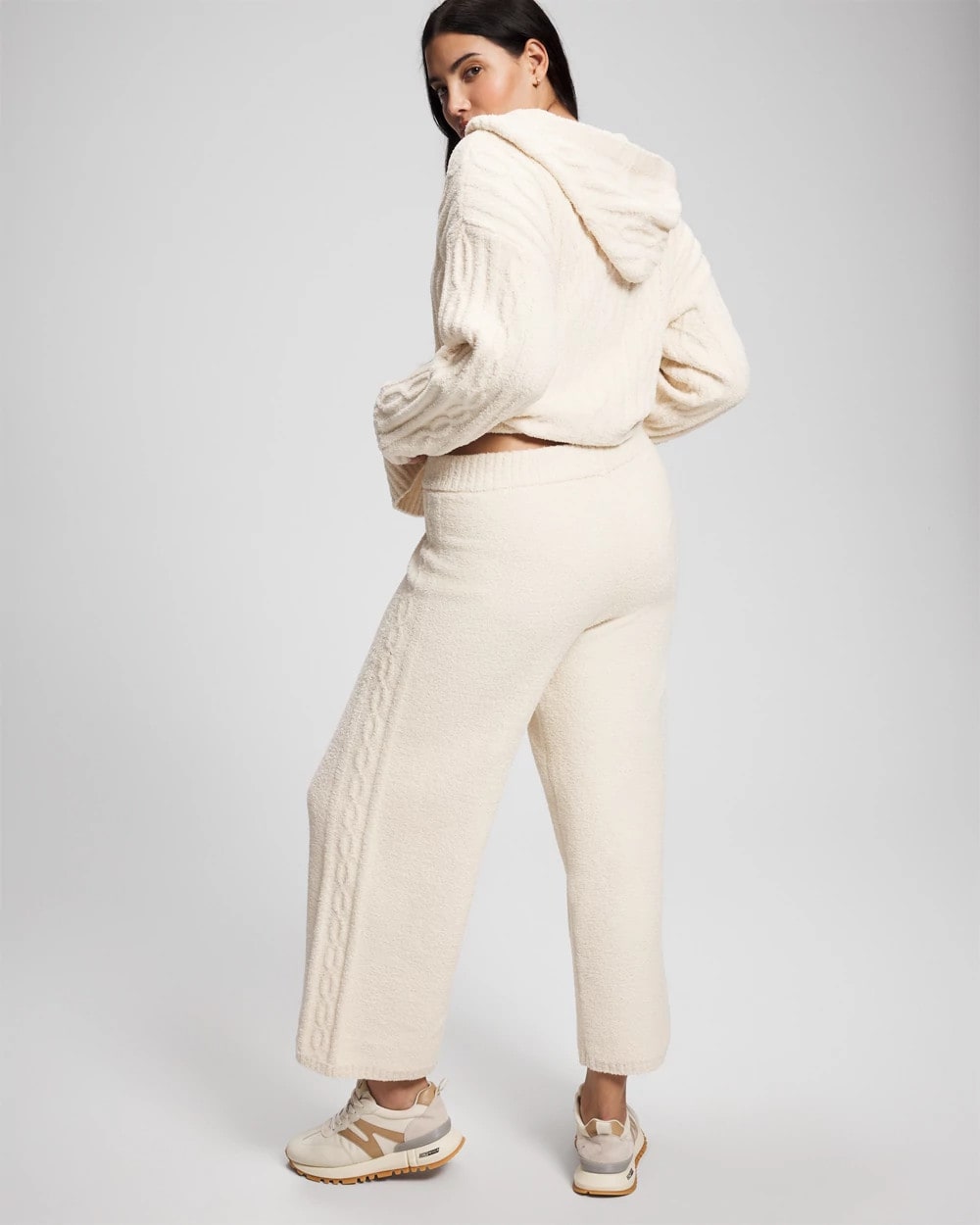 Soma Cable Knit Plush Ankle Pant