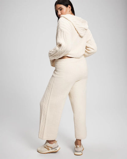 Soma Cable Knit Plush Ankle Pant