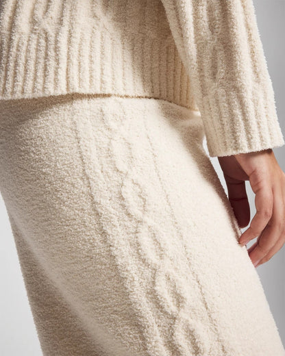 Soma Cable Knit Plush Ankle Pant