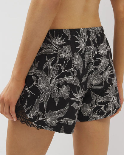 Soma Lace-Trim Pajama Shorts