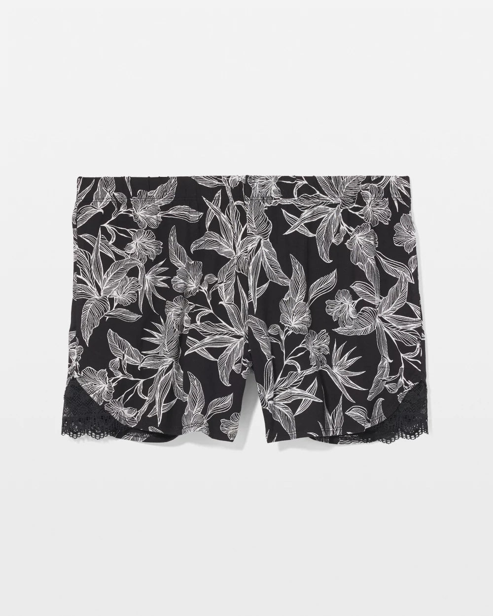 Soma Lace-Trim Pajama Shorts