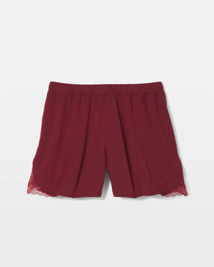 Soma Lace Trim Pajama Shorts