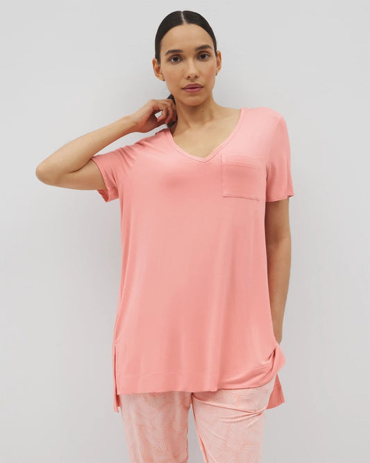 Soma Short Sleeve Pajama Tunic Tee