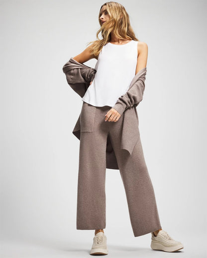 Soma Premier Knit Sweater Wide Leg Pant
