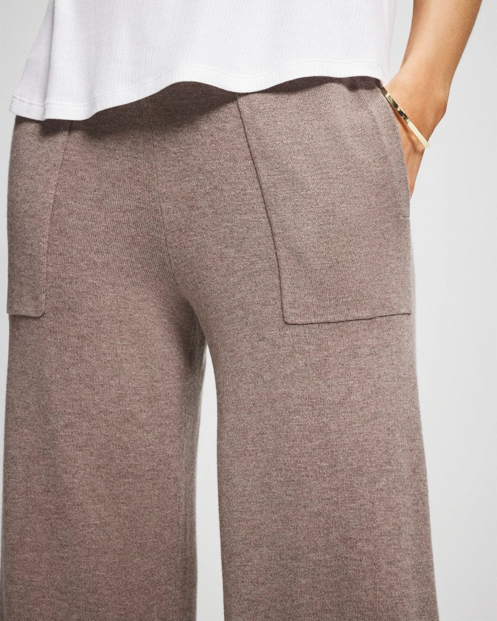 Soma Premier Knit Sweater Wide Leg Pant