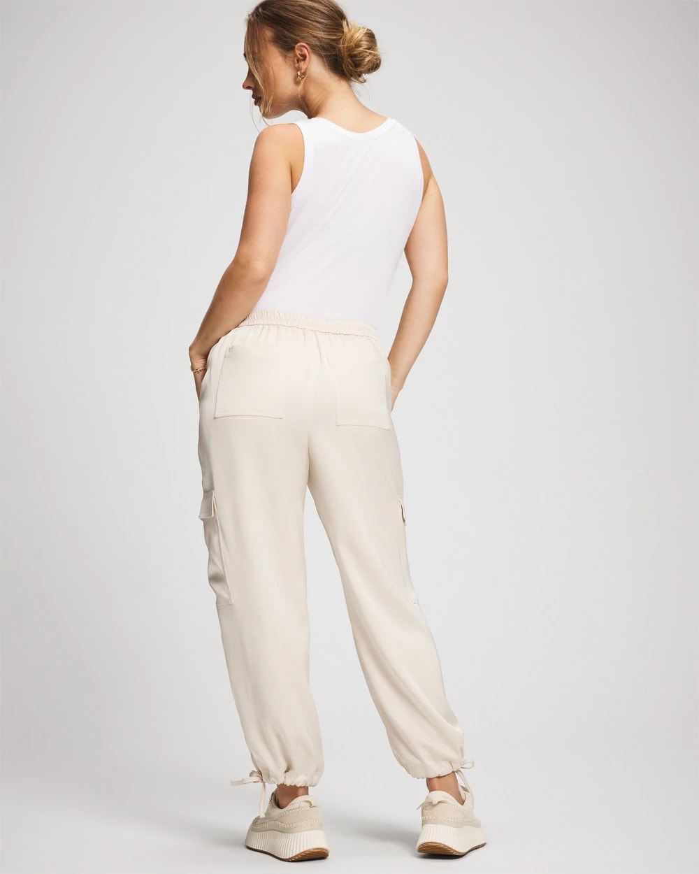 Soma Satin Relaxed Cargo Pant