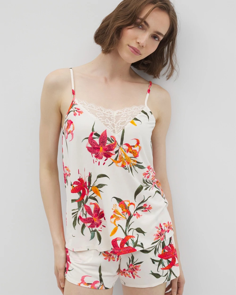 Soma Lace Trim Pajama Cami