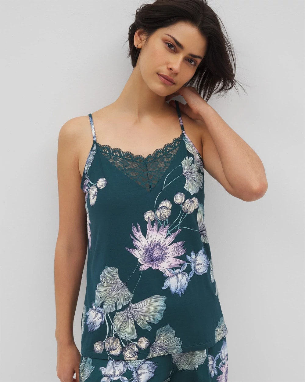 Soma Lace Trim Pajama Cami