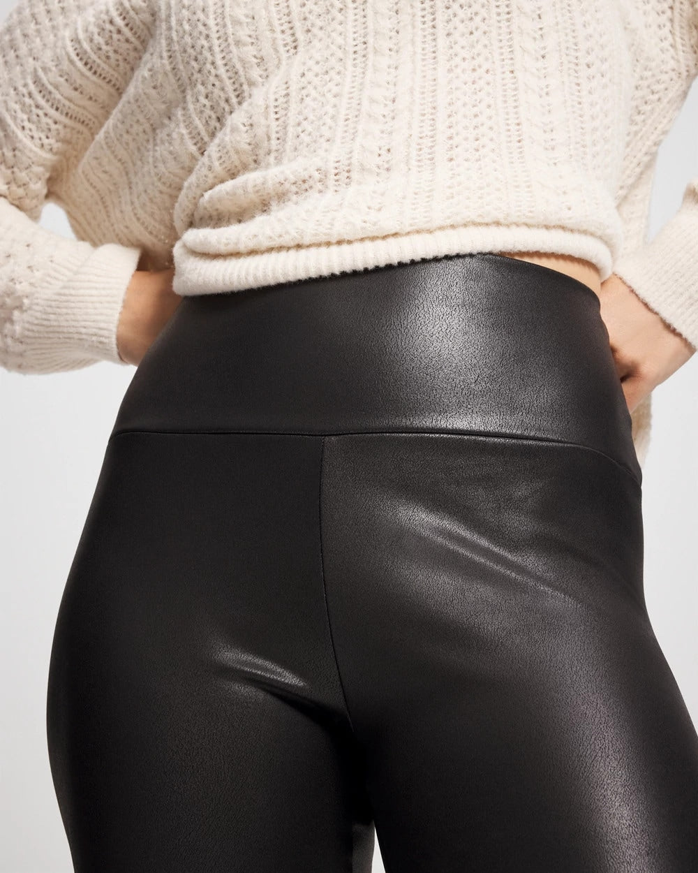 Soma High Waist Faux Leather Legging