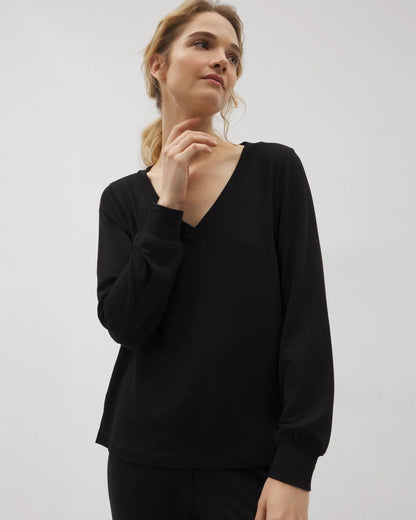 Soma Long-Sleeve V-Neck Pajama Top