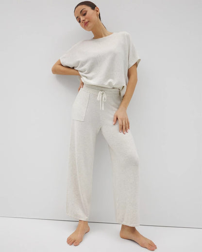 Soma Sweater Wide-Leg Crop Pant