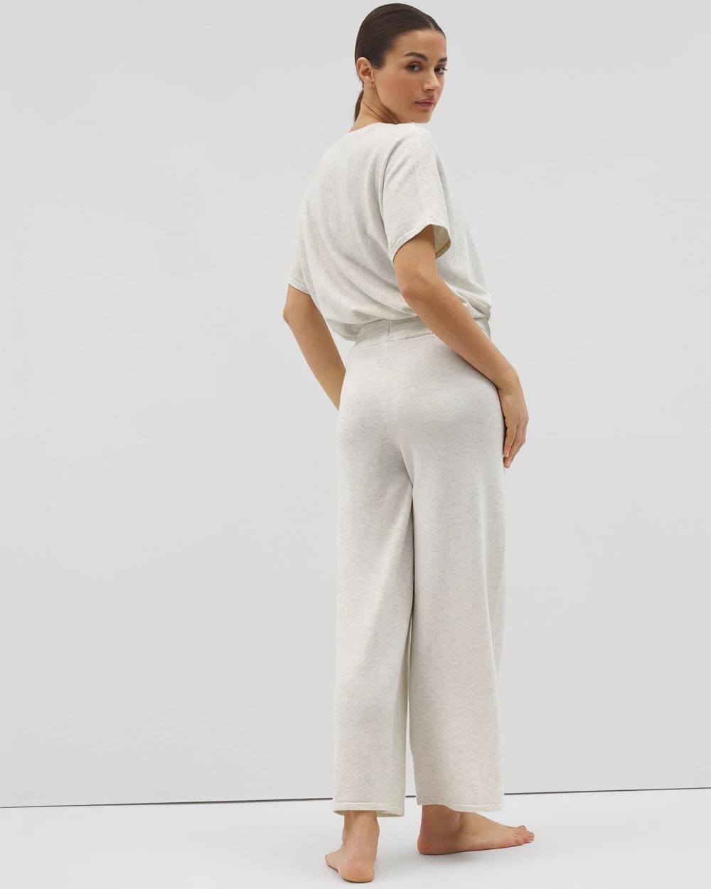 Soma Sweater Wide-Leg Crop Pant