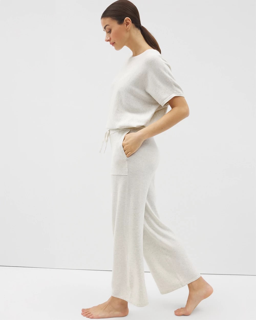 Soma Sweater Wide-Leg Crop Pant