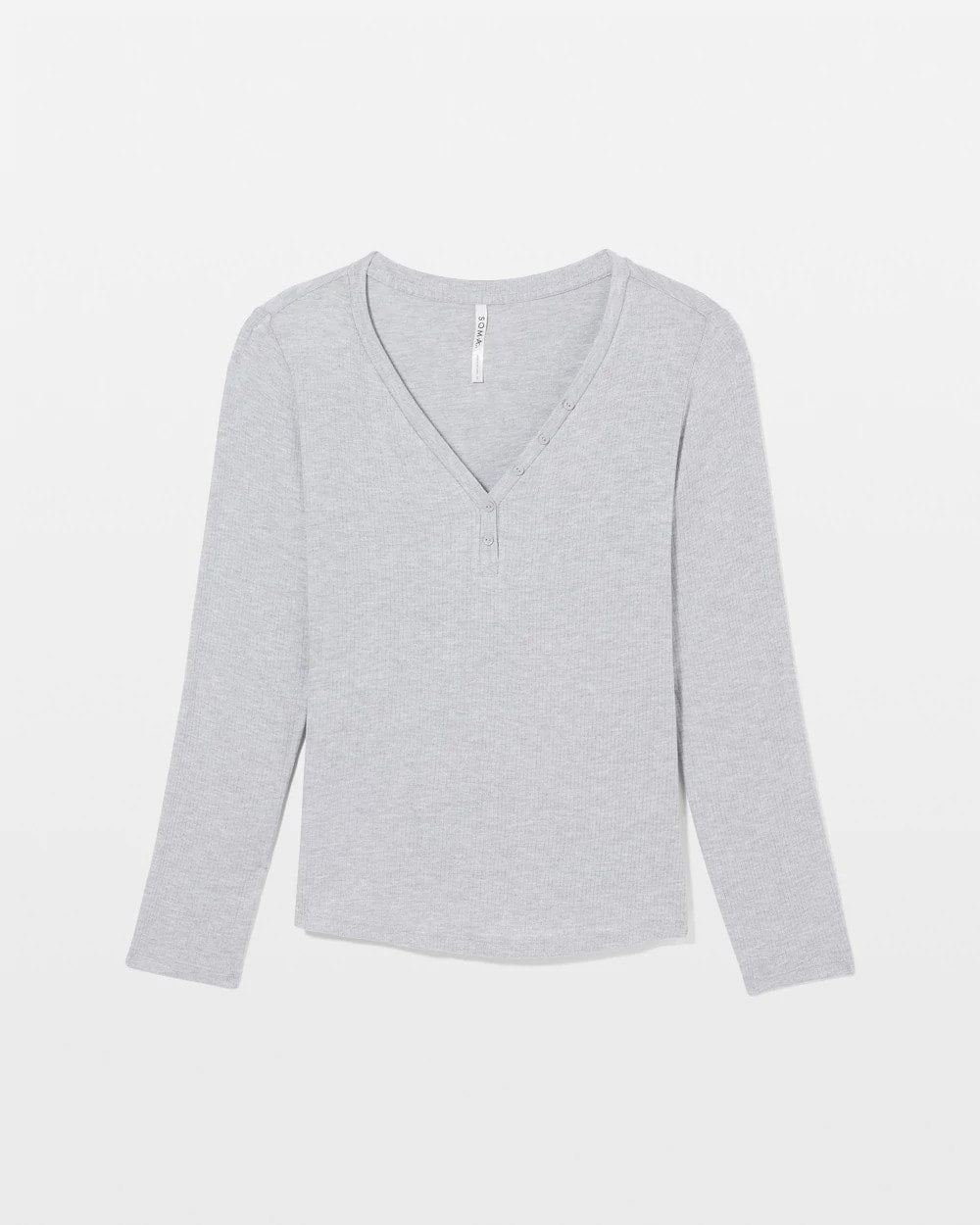 Soma Long-Sleeve Pajama Henley