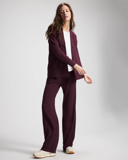 Soma Ultrasoft Fleece Relaxed Button Up Cardigan