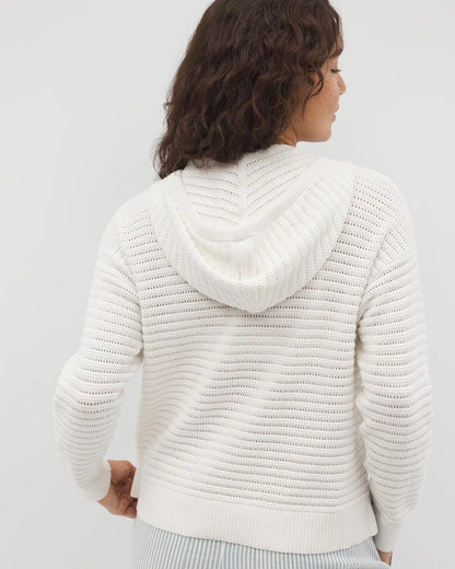 Soma Cotton Open Stitch Hoodie