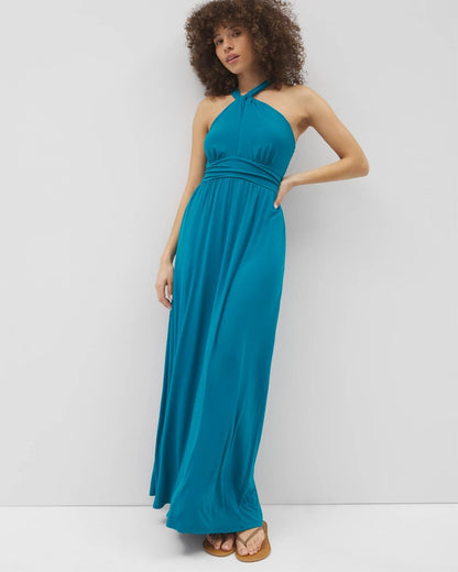 Soma Bayside Halter Maxi Bra Dress