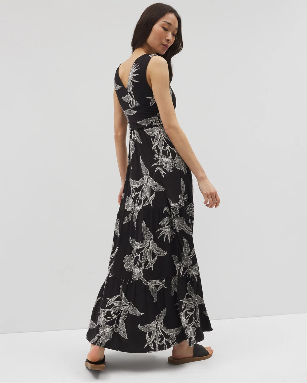 Soma Goddess Tiered Maxi Dress