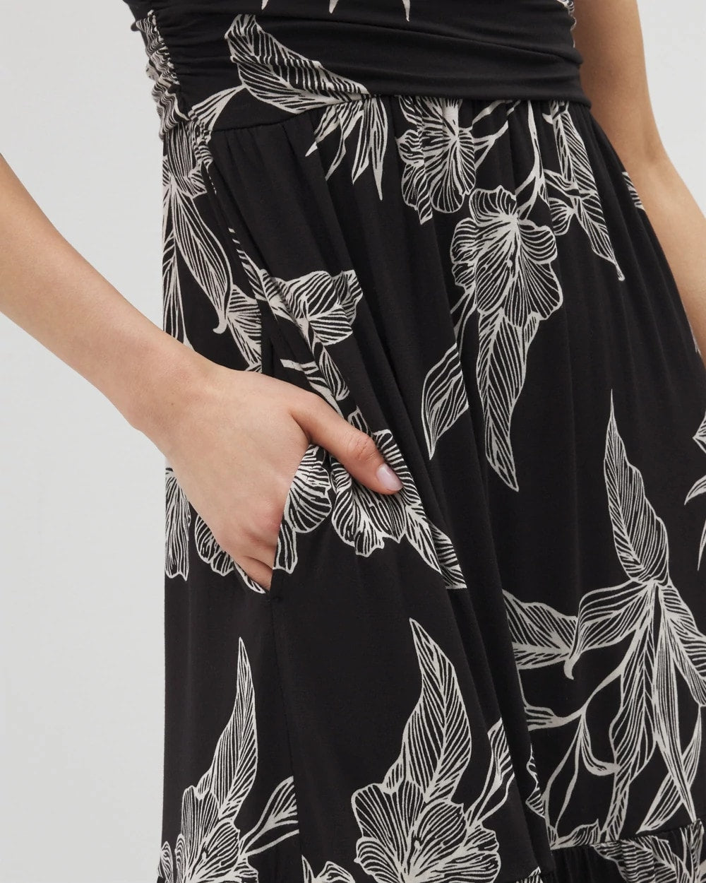 Soma Goddess Tiered Maxi Dress