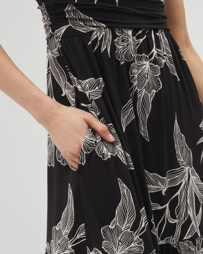 Soma Goddess Tiered Maxi Dress