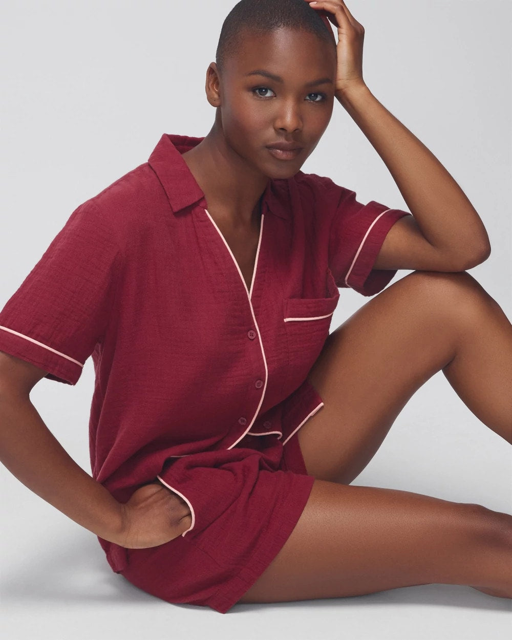Soma Short-Sleeve Pajama Top