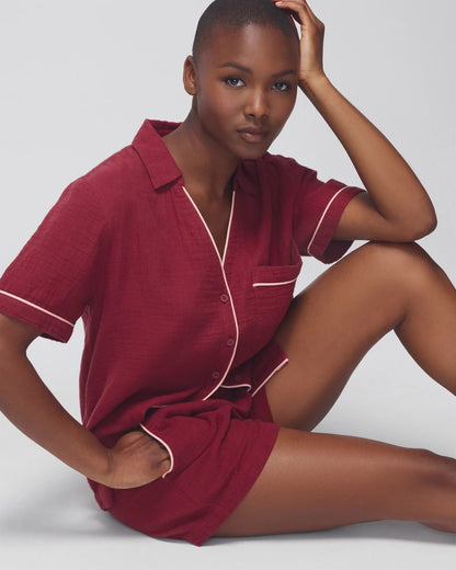 Soma Short-Sleeve Pajama Top