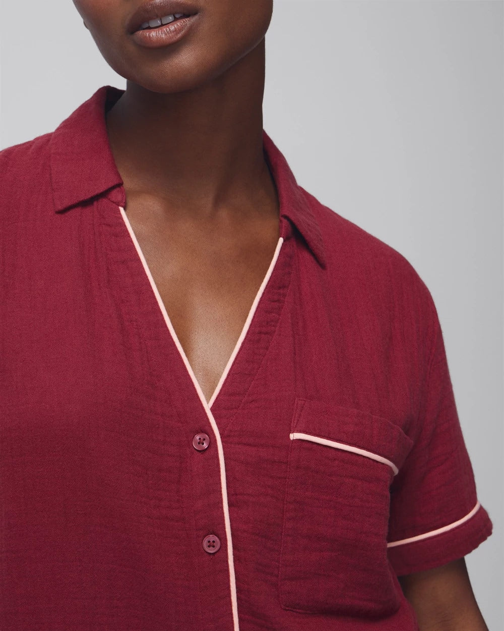 Soma Short-Sleeve Pajama Top