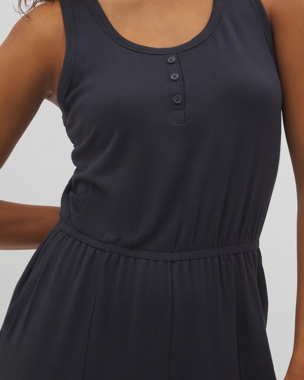 Soma Lightweight Terry Crop Jumpsuit