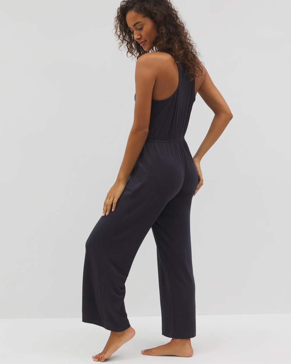 Soma Lightweight Terry Crop Jumpsuit