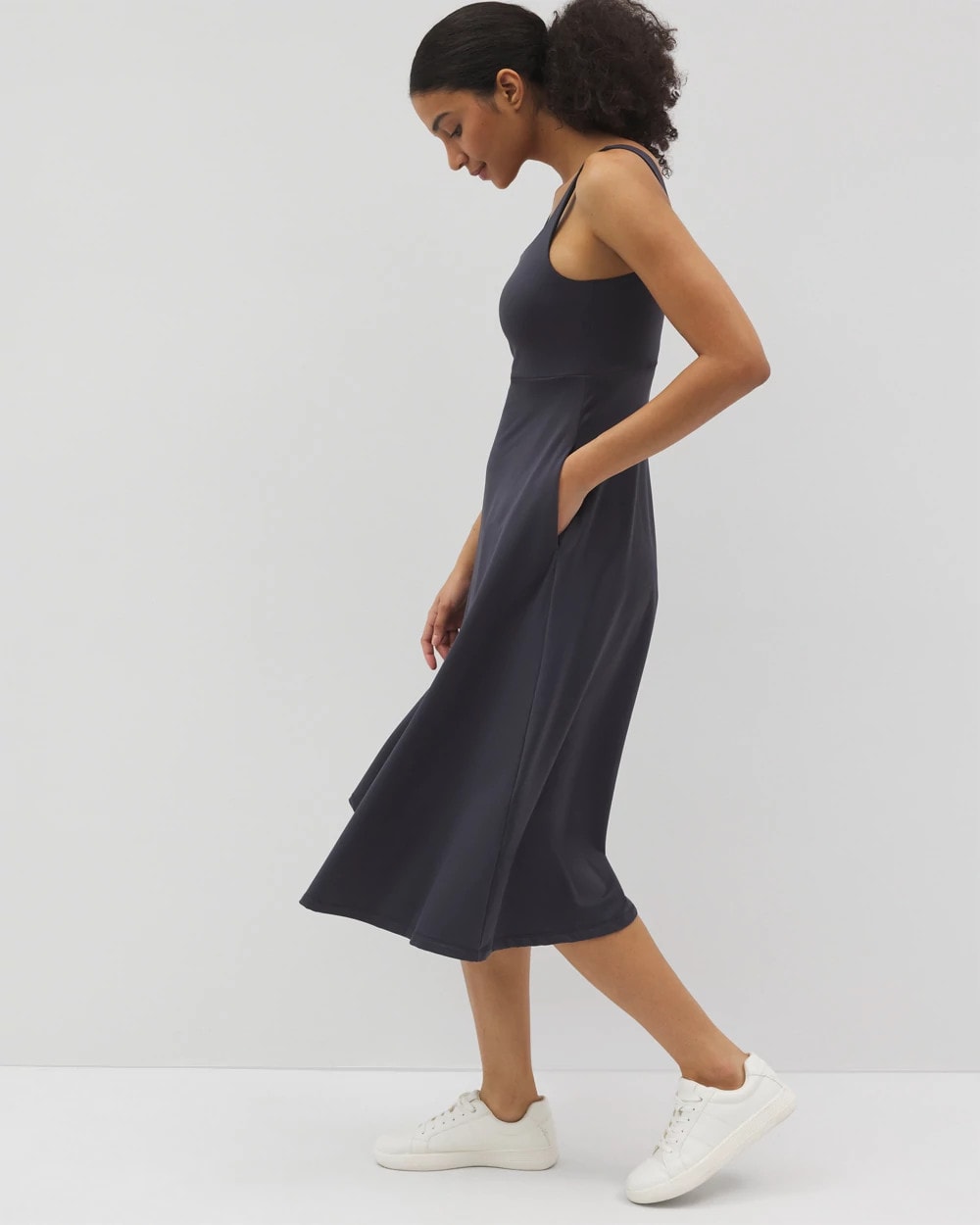 Soma Lounge Square Neck Midi Dress