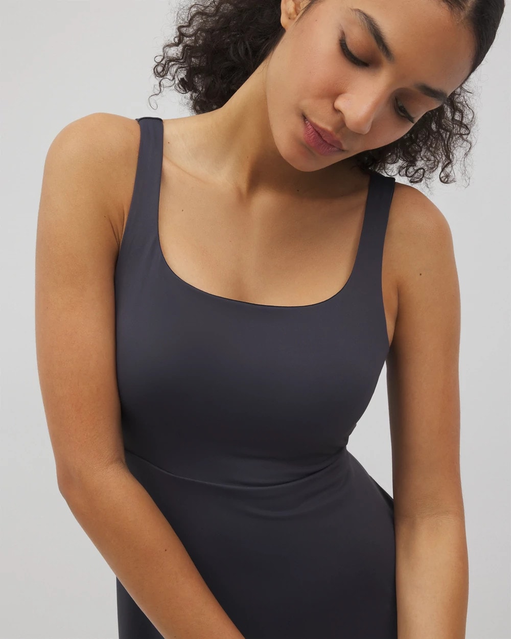 Soma Lounge Square Neck Midi Dress