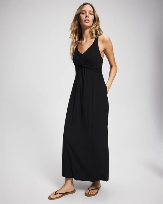 Soma Soft Jersey Twist Front Maxi Dress