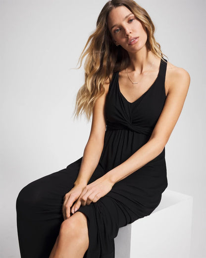 Soma Soft Jersey Twist Front Maxi Dress