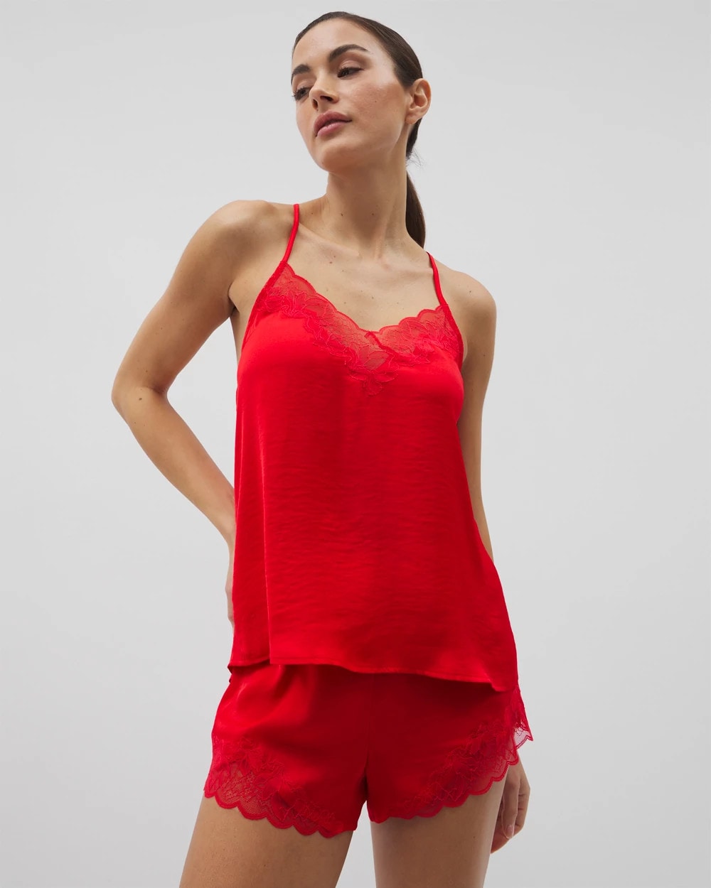 Soma Lace Trim Pajama Cami