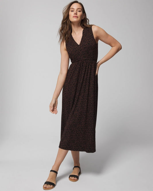 Soma Tie Back Midi Dress