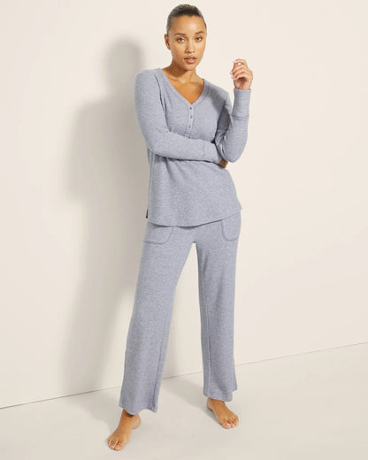 Soma Long-Sleeve Pajama Henley