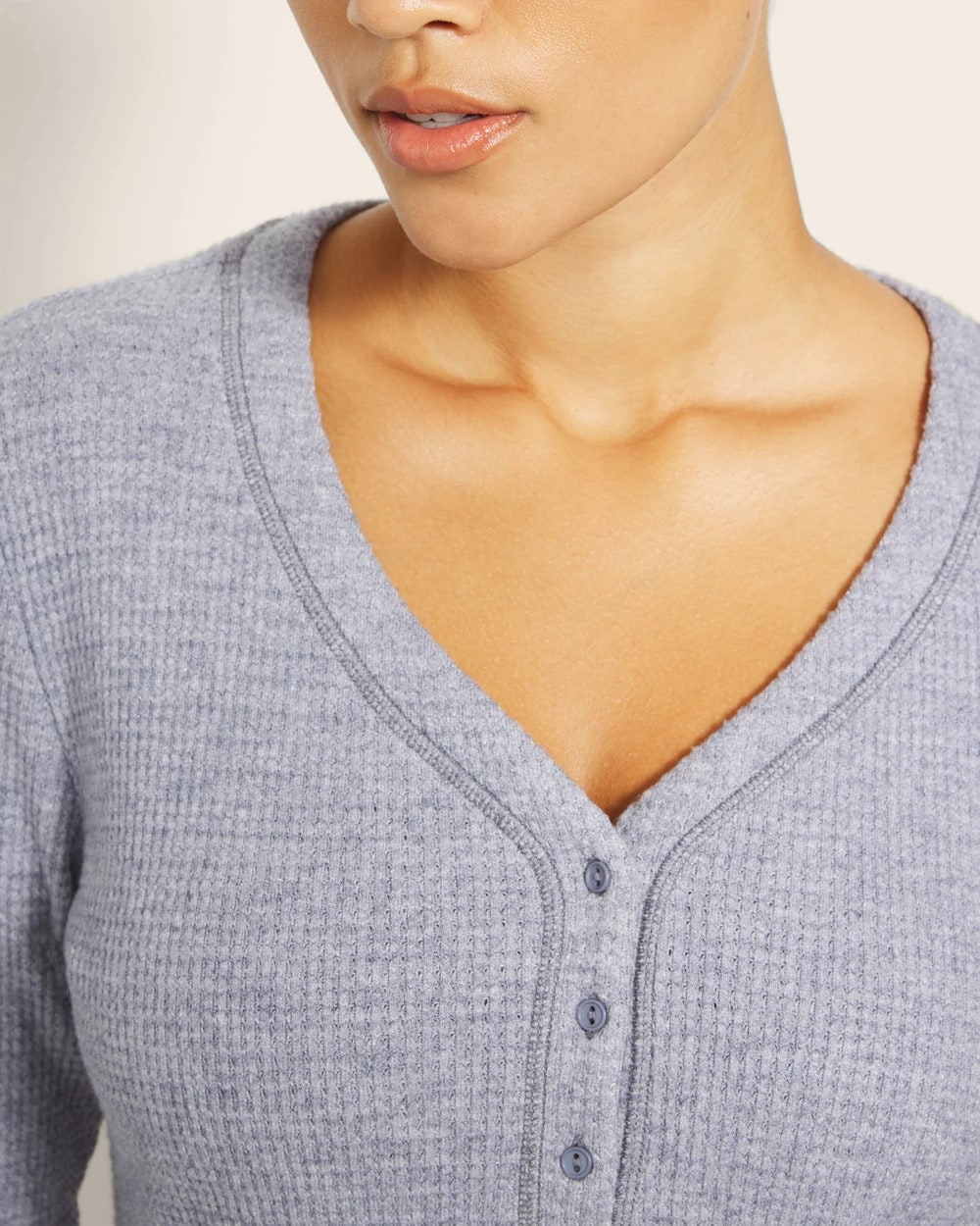 Soma Long-Sleeve Pajama Henley