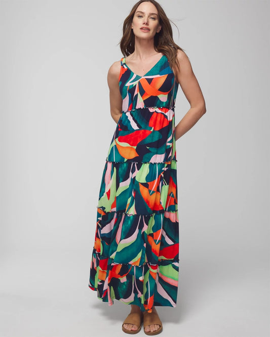 Soma Tiered Maxi Bra Dress