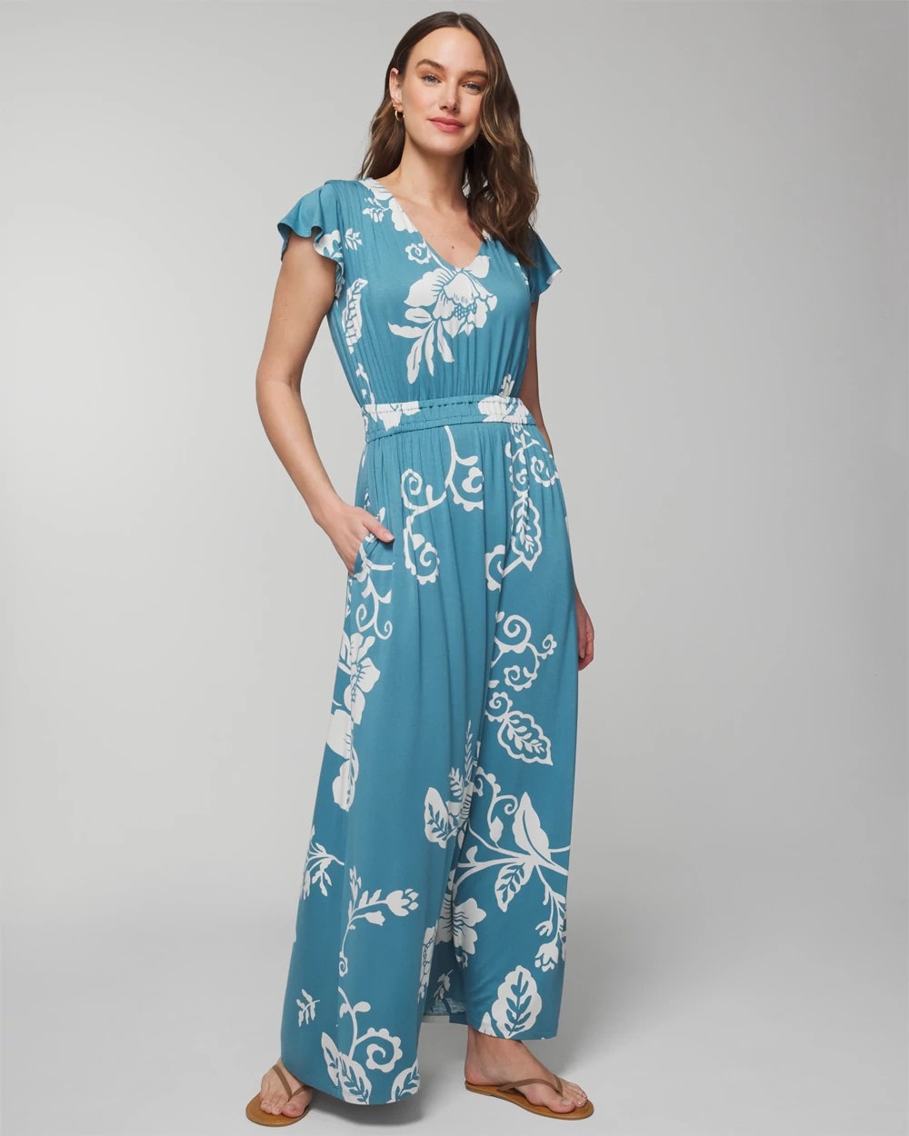 Soma Flutter Sleeve Maxi Bra Dress