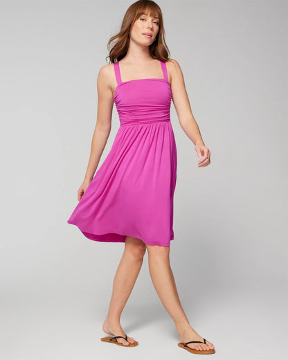 Soma Rouched Short Bra Dress