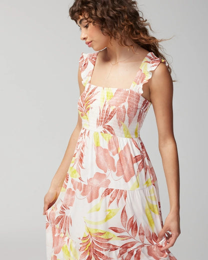 Soma Smocked Flutter Sleeve Mini Bra Dress