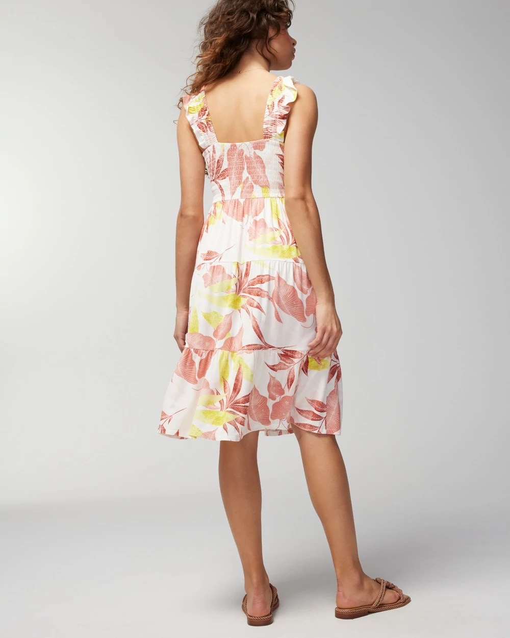 Soma Smocked Flutter Sleeve Mini Bra Dress