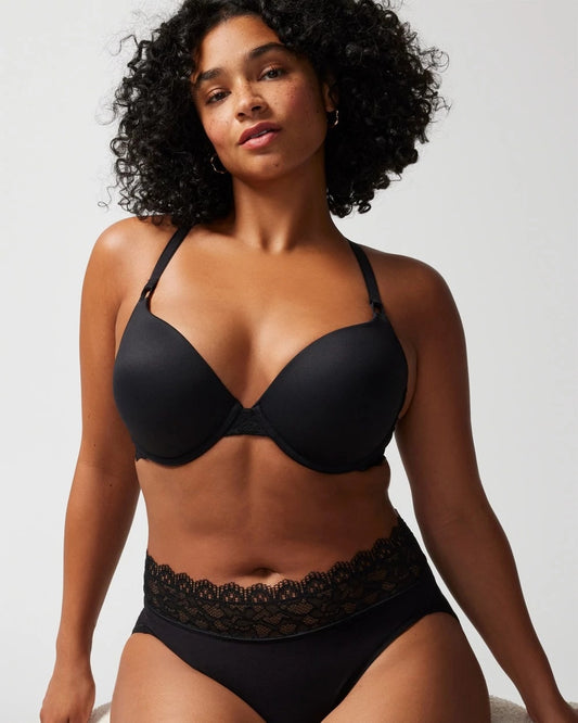 Soma Push-Up Plunge Bra with Lace