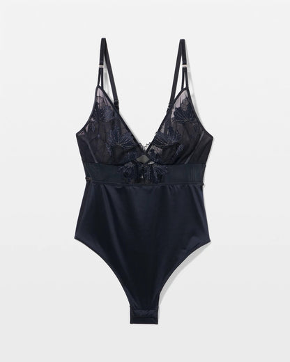 Soma Soma’s Sexiest Luster Knit Embroidered Bodysuit