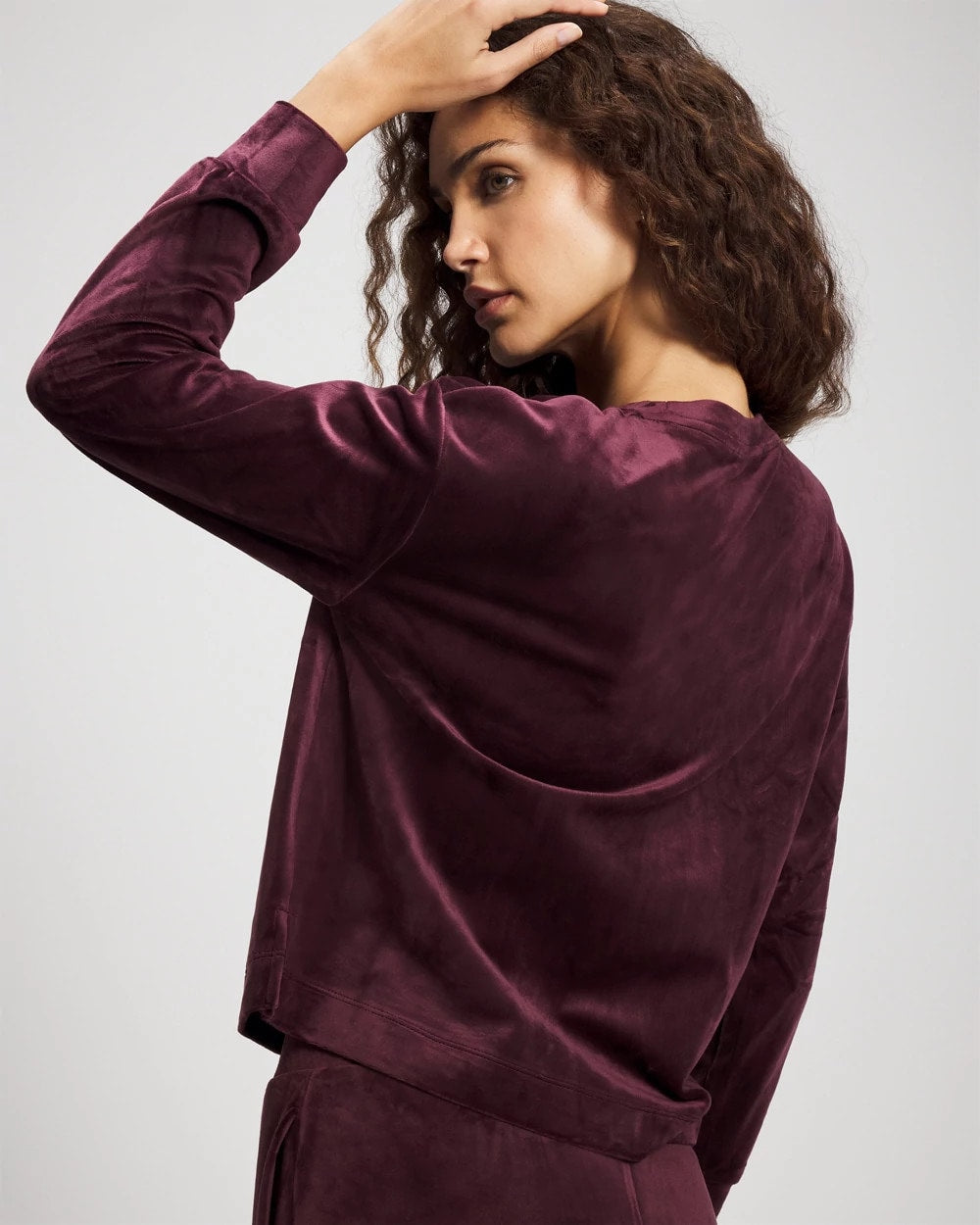 Soma Velour Crewneck Sweatshirt