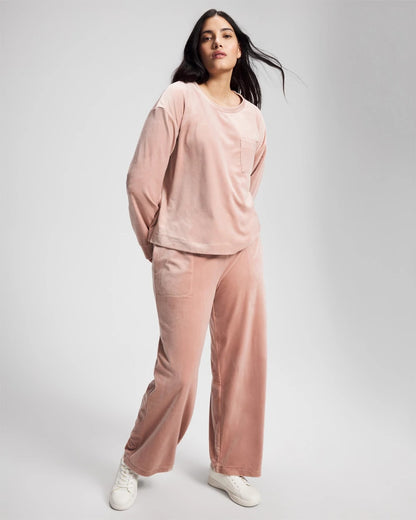 Soma Velour Crewneck Sweatshirt