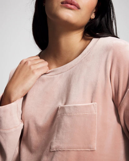 Soma Velour Crewneck Sweatshirt