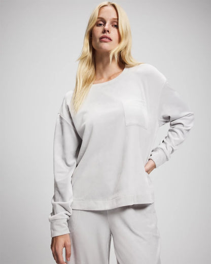 Soma Velour Crewneck Sweatshirt